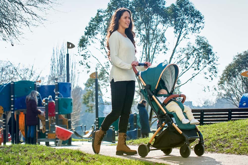 American prams and store pushchairs