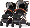 Poussette bébé Lejoux. Poussette pliable et légère - Beige
