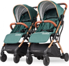 Poussette bébé Lejoux. Poussette pliable et légère - Beige