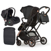 Lejoux+ Travel System Including Car seat, Footmuff, Mum Bag